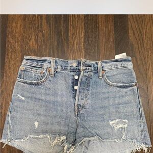 Levi's Blue Jean Shorts